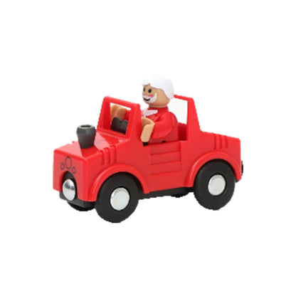Wooden Track Electric Locomotive Train Magnetic Car Toy for All Brand Wooden Train Track Railway Toys for Kids Educational Toys