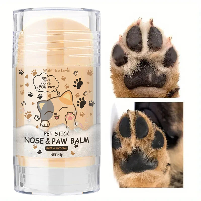 45g Dog Nose and Paw Balm Dog Paw Cream Cats Dogs Paw Protector Cream Pet Feet Moisturizer Pet Crack Feet Repair Pet Accessories