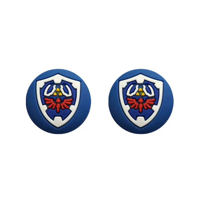 2pc Soft Silicone Thumb Stick Grip Caps for PS5 PS4 Xbox Switch Controller