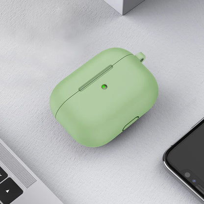 3rd Gen Earphone Case for AirPods 3 Apple Earphone Protective Case With Hook Hole Silicone Airpods Case Cover Earbuds Ear Pads
