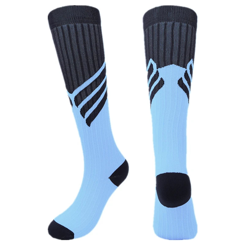 1pair Men's Football Socks, Breathable Sweat-Absorbing Sock for Super Foot Bowl