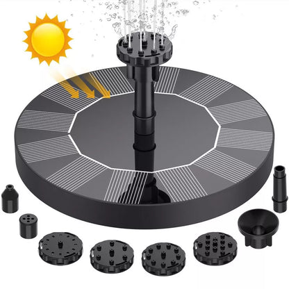 7V Solar Fountain Watering Kit Power Solar Pump Pool Pond Submersible Waterfall Floating Solar Panel Water Fountain for Garden