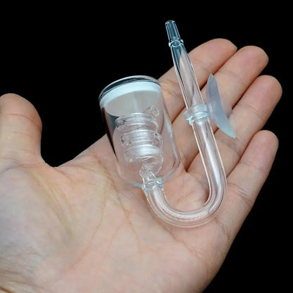 Glass/Acrylic Co2 Diffuser Aquarium Spiral Carbon Dioxide Atomizer Diffuser With Suction Cup for Aquarium Fish Tank Accessories