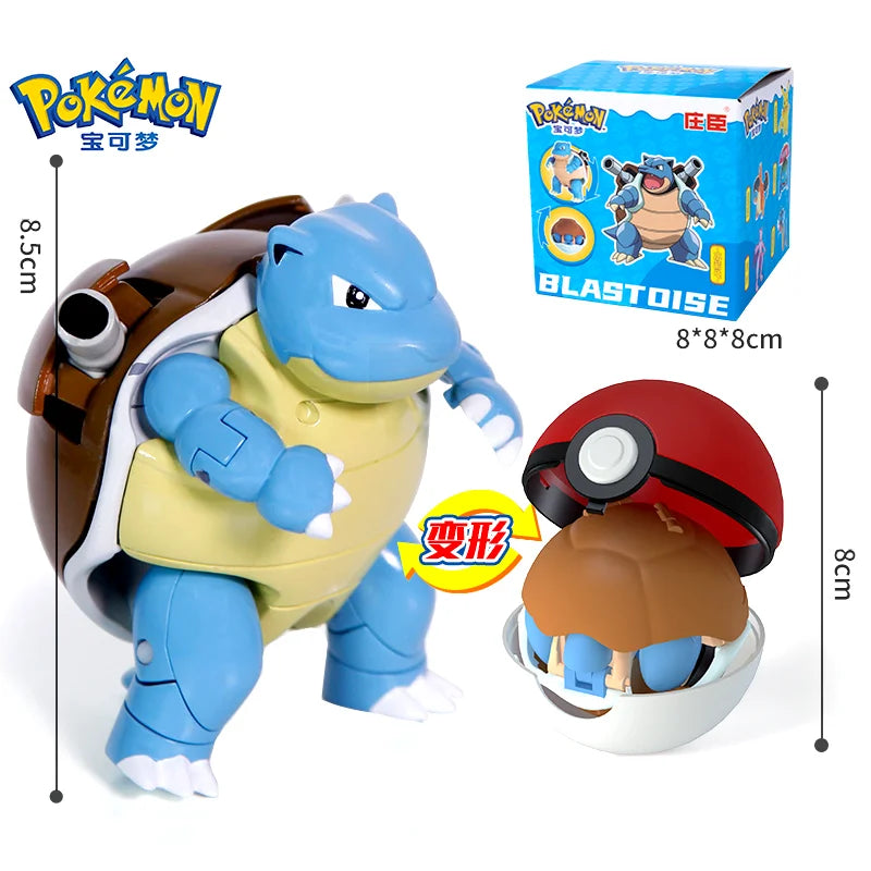 Pokemon Figures Toys Pocket Monsters Ball Model Pikachu Gengar Pokeball Dragonite Snorlax Pokeball Action Figures Toy