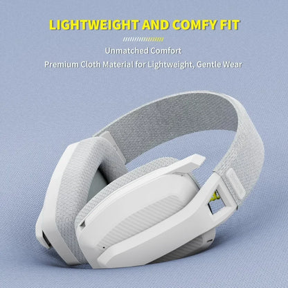 BINNUNE BW06 2.4GHz Bluetooth Gaming Headset With Mic for PS5 PS4 PC Mac Playstation Wireless Gaming Headphone With Microphone