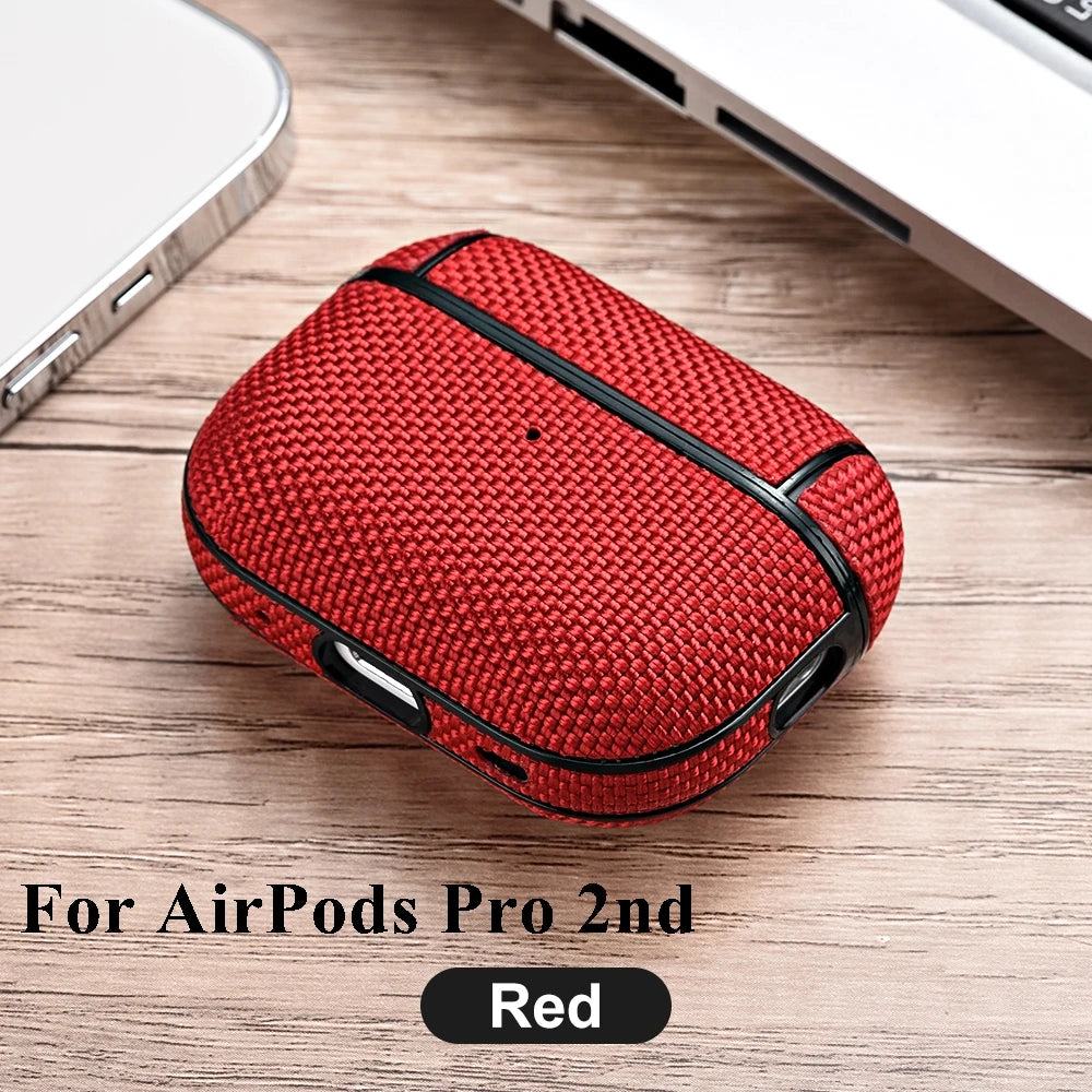 Nylon Hard Plastic Case for AirPods Pro 2 Case for AirPods Pro2 3 3rd USB C Case Wireless Headset for AirPod Air Pods Pro2 Cover