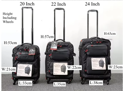 20 Inch 22 Inch 24" Travel Rolling Luggage Bag Travel Suitcase Rolling Backpack Spinner Wheels Travel Trolley Wheeled Backpack