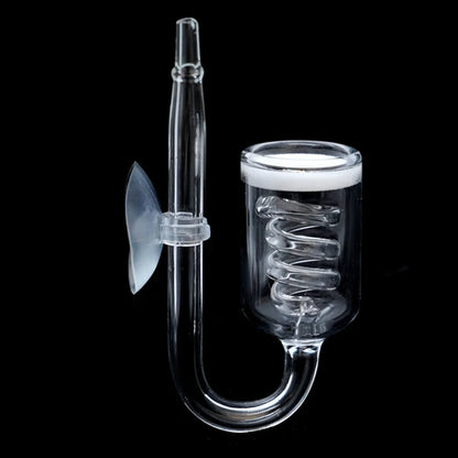 Glass/Acrylic Co2 Diffuser Aquarium Spiral Carbon Dioxide Atomizer Diffuser With Suction Cup for Aquarium Fish Tank Accessories