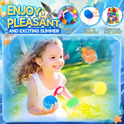 Fun Reusable Water Balls, Reusable Water Balloons for Outdoor Toys and Games, Water Toys, Summer Toy Balls for Pool and Backyard