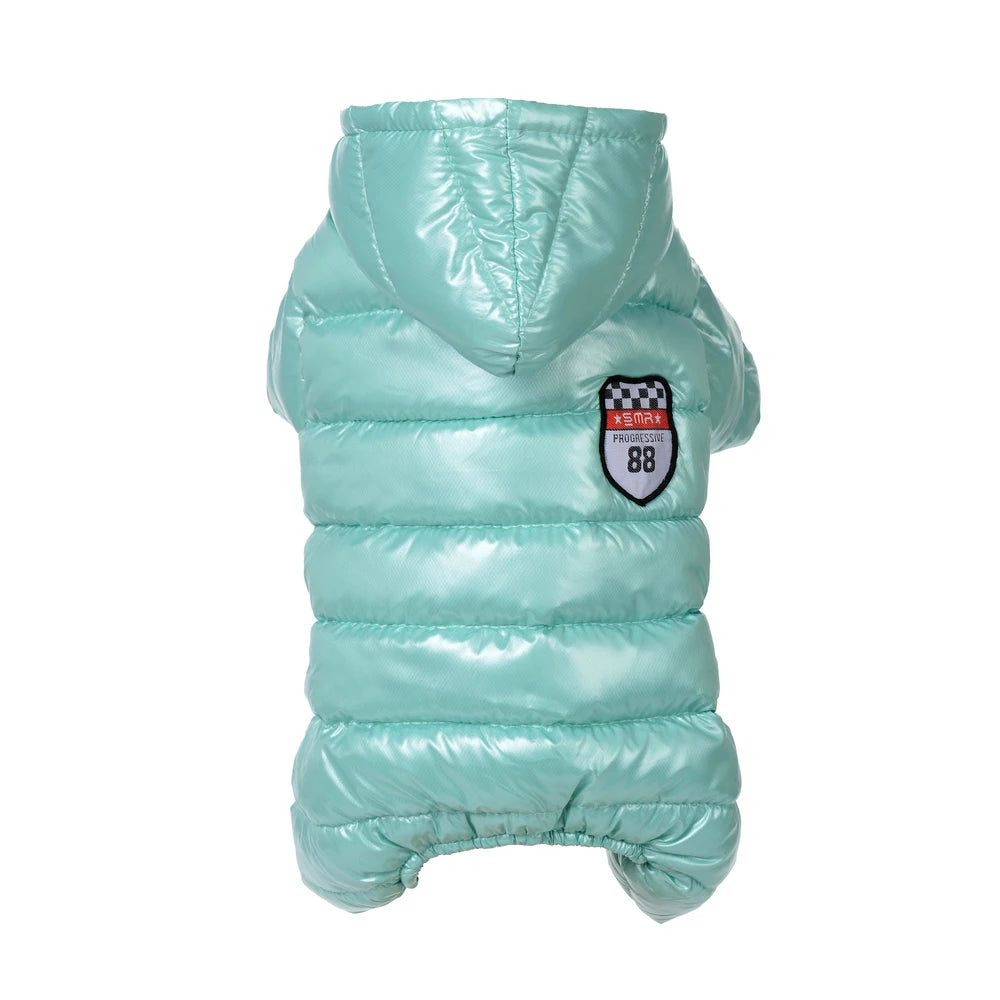 Clothes for Small Dogs Winter Warm Puppy Pet Dog Coats Waterproof Hooded Dog Jacket Jumpsuits Chihuahua Yorkie Clothing Overalls