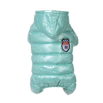 Clothes for Small Dogs Winter Warm Puppy Pet Dog Coats Waterproof Hooded Dog Jacket Jumpsuits Chihuahua Yorkie Clothing Overalls