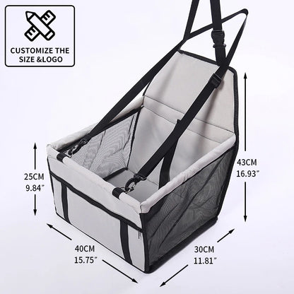 CAWAYI KENNEL Travel Dog Car Seat Cover Folding Hammock Pet Carriers Bag Carrying for Cats Dogs Transportin Perro Autostoel Hond