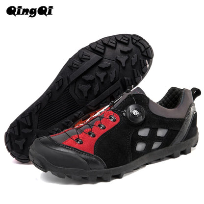QQ-TB199  Mens Cycl Shoes MTB Shoes Cycling Shoes Hiking Shoe MTB Gravel Road Bicycle Sneakers for Men Tenis Masculino Size39-50