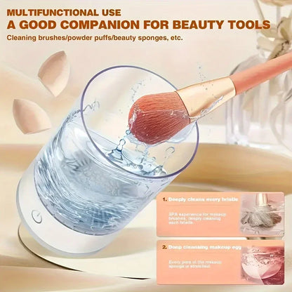 USB Powered Makeup Brush Cleaner,