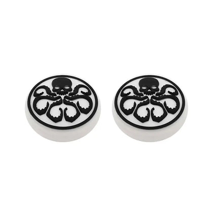 2pc Soft Silicone Thumb Stick Grip Caps for PS5 PS4 Xbox Switch Controller