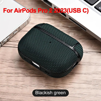 Nylon Hard Plastic Case for AirPods Pro 2 Case for AirPods Pro2 3 3rd USB C Case Wireless Headset for AirPod Air Pods Pro2 Cover