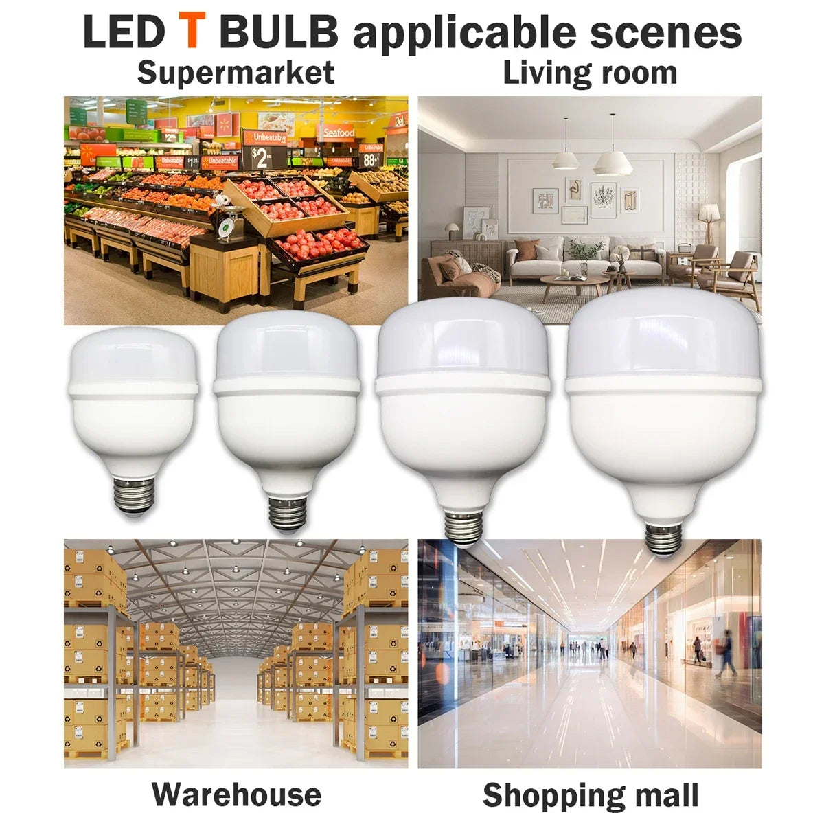 1-5pcs 50W 10W 5000lm Super Bright LED