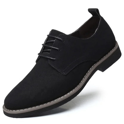 New Men Oxfords Suede Leather Dress Shoes Mens Casual Shoes Sneakers Luxury Brand Moccasins Loafers Men Classic Flats Derby Shoe