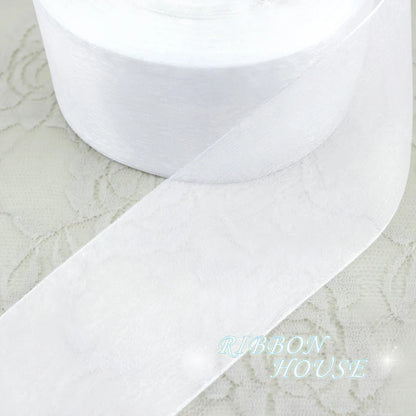 40mm Organza Ribbons Wholesale Gift Wrapping Decoration Christmas Ribbons