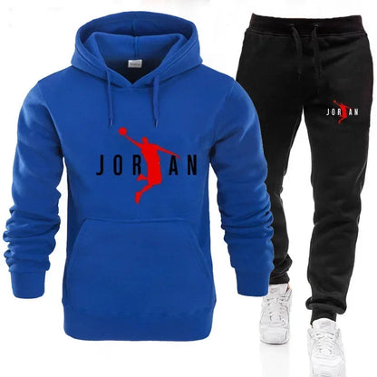2025 Fall Winter Men's Tracksuit Hoodie Pants 2Pcs Sets Suit Leisure Sweatshirts Sweatpants Fashion Trends Brand Clothing S-3xl