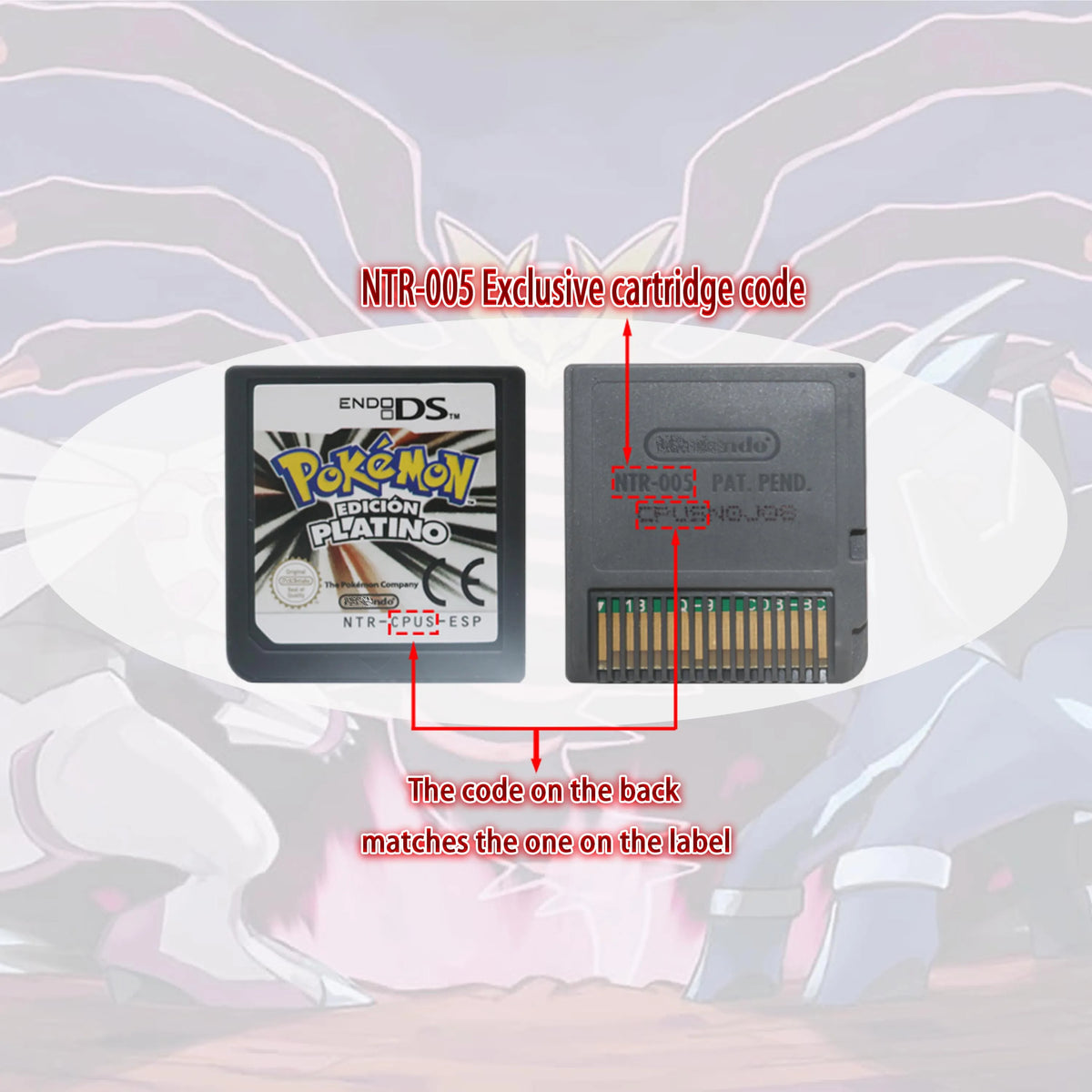 Spanish ESP Version Pokémon Edicion Platino DS Video Game Card New Sealed Package With Box and Manuals for DS 2DS 3DS Console
