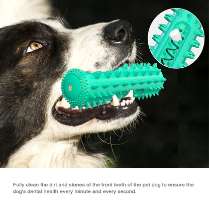 Dog Molar Toothbrush Toys Chew Cleaning Teeth Elasticity Soft Puppy Dental Care Extra-Tough Pet Cleaning Toy Supplies Dog Toys
