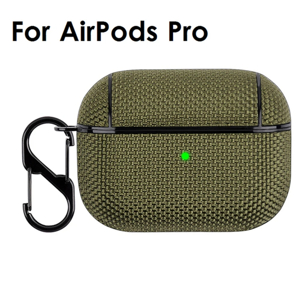 Nylon Hard Plastic Case for AirPods Pro 2 Case for AirPods Pro2 3 3rd USB C Case Wireless Headset for AirPod Air Pods Pro2 Cover