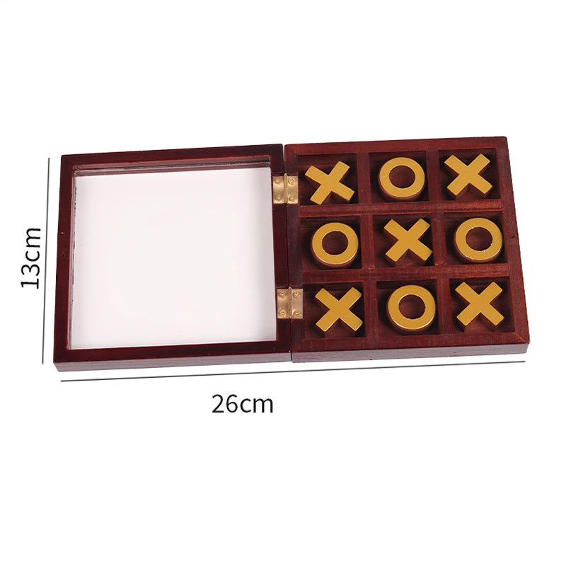 3D Tic Tac Toe Game Wood XOXO