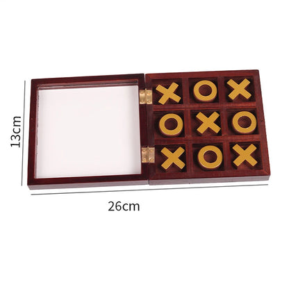 3D Tic Tac Toe Game Wood XOXO