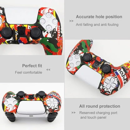 Protective Cover Silicone for Playstation 5 for PS5 Accessories Controller Rubber Case for PS5 Slim Joysticks Thumb Grips Caps