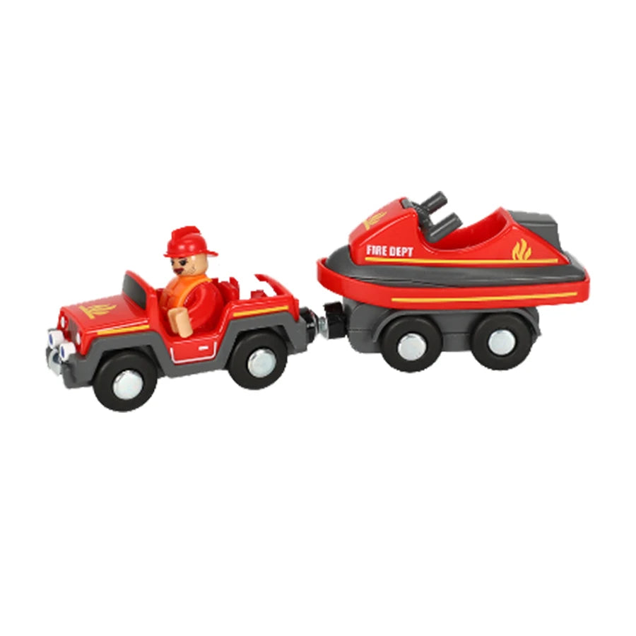 Wooden Track Electric Locomotive Train Magnetic Car Toy for All Brand Wooden Train Track Railway Toys for Kids Educational Toys
