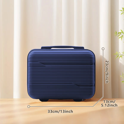 2024 New Durable13/20/28 Carry-On Suitcase - PP Material, Zippered & Password Lock, for Travel,Business Trip Cabin Luggege Trunk