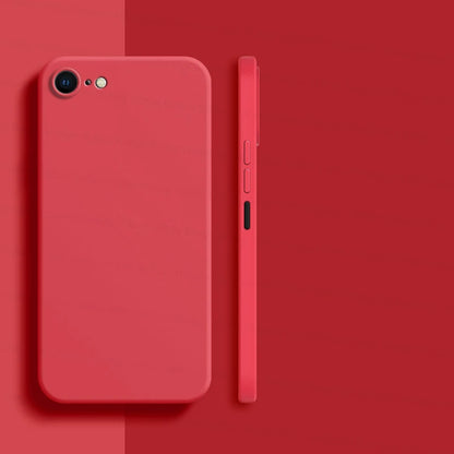 For iPhone 8 Case for iPhone SE 2022 2020 7 8 Cover Case Luxury Shockproof Soft TPU Liquid Silicone Phone Back Case for iPhone 8