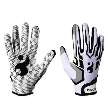 Football Gloves With Padding Receiving Gloves With Adhesive Padding Indoor Football Gloves Rugby and Baseball Hitting Glove 1071