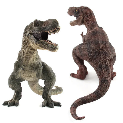High Quality PVC Jurassic Dinosaurs World Action Figures Decoration Tyrannosaurus Brachiosaurus Rex Model Toy for Christmas Gift