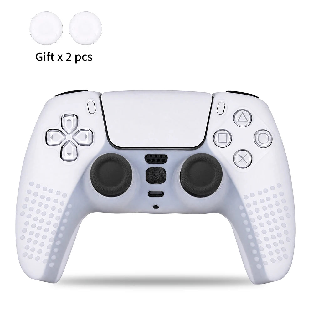 Soft Silicone Rubber Case for PS5 Controller Protection Case Thumb Grips Caps Cover for PlayStation 5 PS5 Gamepad Accessories