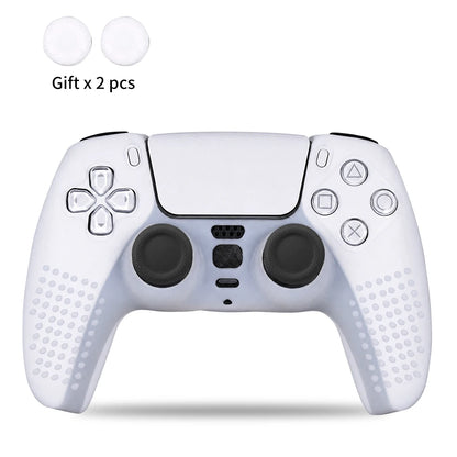 Soft Silicone Rubber Case for PS5 Controller Protection Case Thumb Grips Caps Cover for PlayStation 5 PS5 Gamepad Accessories
