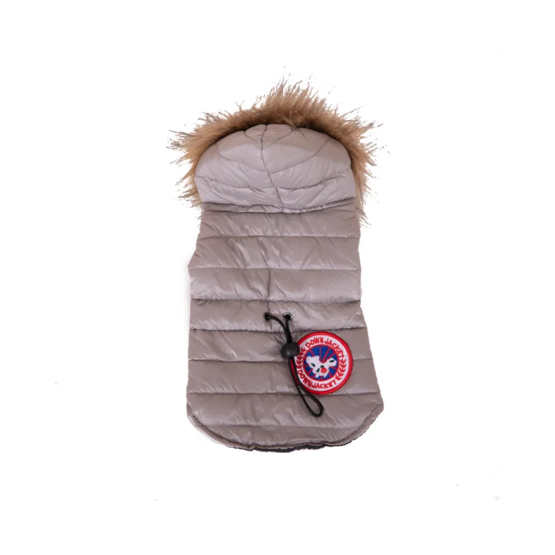 Dog Clothes Hooded Down Jacket Thickened Fashion Warm Pet Coat Puppy Clothing French Bulldog Pug Costumes for Small Dogs