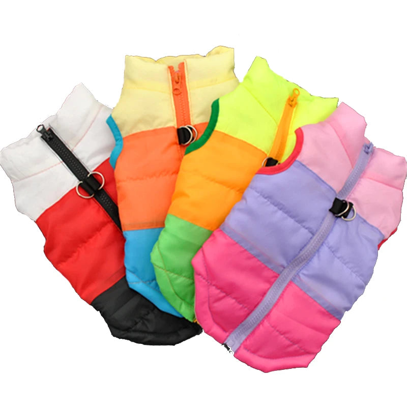 Warm Dog Clothes for Small Dog Windproof Winter Pet Dog Coat Jacket Padded Clothes Puppy Outfit Vest Yorkie Chihuahua Clothes 35