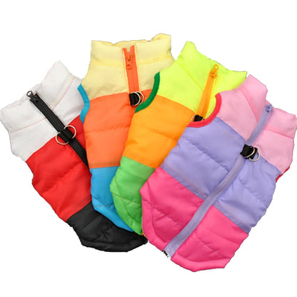 Warm Dog Clothes for Small Dog Windproof Winter Pet Dog Coat Jacket Padded Clothes Puppy Outfit Vest Yorkie Chihuahua Clothes 35