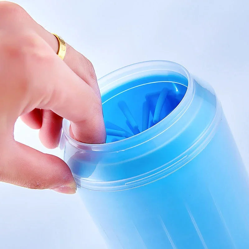 Pet Paw Cleaner Soft Silicone Material Pet Foot Wash Cup Cat and Dog Foot Cleaner Portable Massage Pet Paw Cleaning Supplies