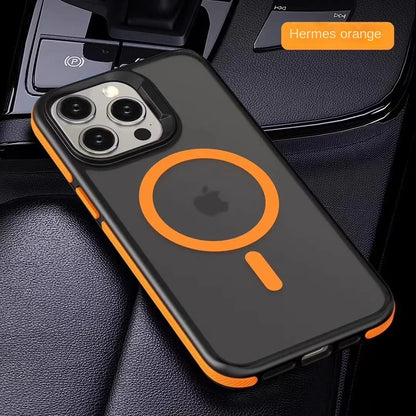 Magnetic Luxury Matte Translucent Shockproof Case for iPhone 17 16 15 11 13 12 14 Pro Max Plus for Magsafe Wireless Charge Cover