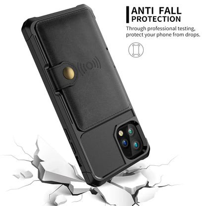 Luxury PU Leather Wallet Case for iPhone 13 11 12 Pro Max 5G iPhone 12 Mini Cases Wallet Flip Cover Buckle for iPhone 12 Fundas