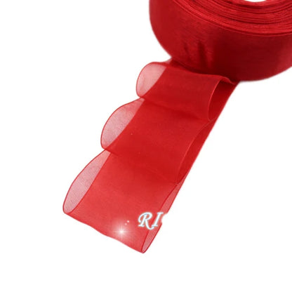 40mm Organza Ribbons Wholesale Gift Wrapping Decoration Christmas Ribbons