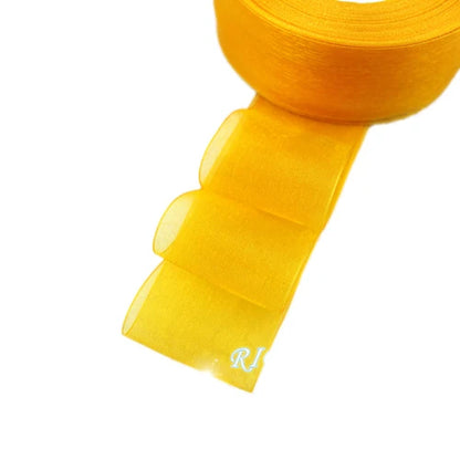 40mm Organza Ribbons Wholesale Gift Wrapping Decoration Christmas Ribbons