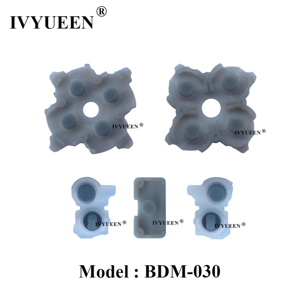 IVYUEEN Silicone Conductive Rubber Adhesive Button Pad Keypads for Sony PlayStation DualShock 4 5 PS5 PS4 Pro Controller Gamepad