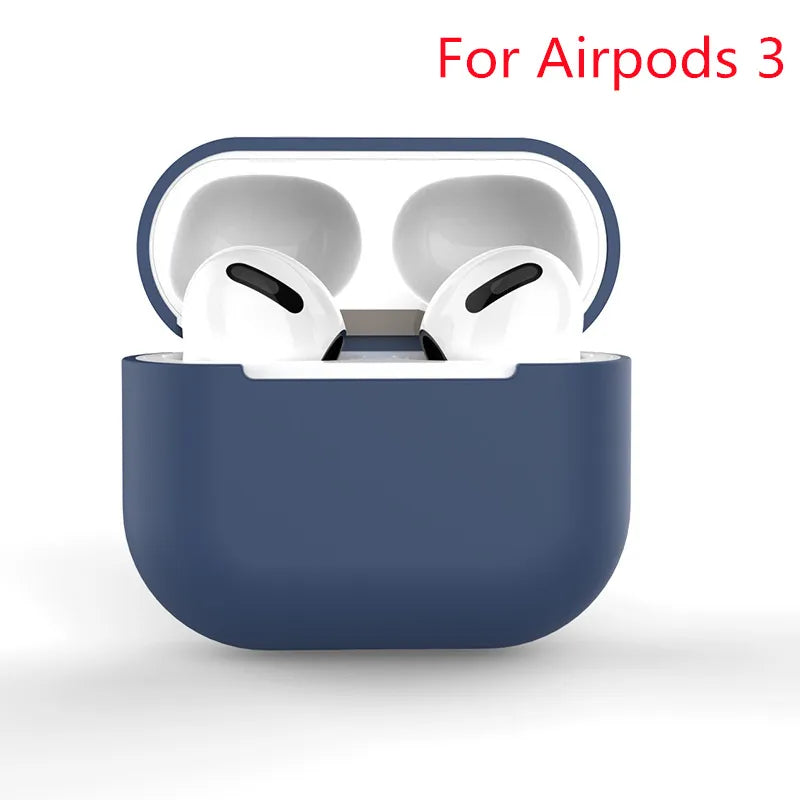 Silicone Protective Case for Apple AirPods Pro and AirPods 3