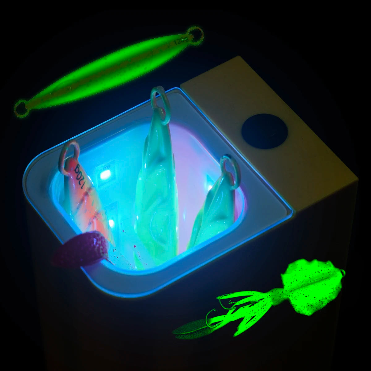 UV Lighter for Fishing Jig Lure Fishing Lighter Seawater Fishing Tool to Fill the Light FIshing UV Lighter