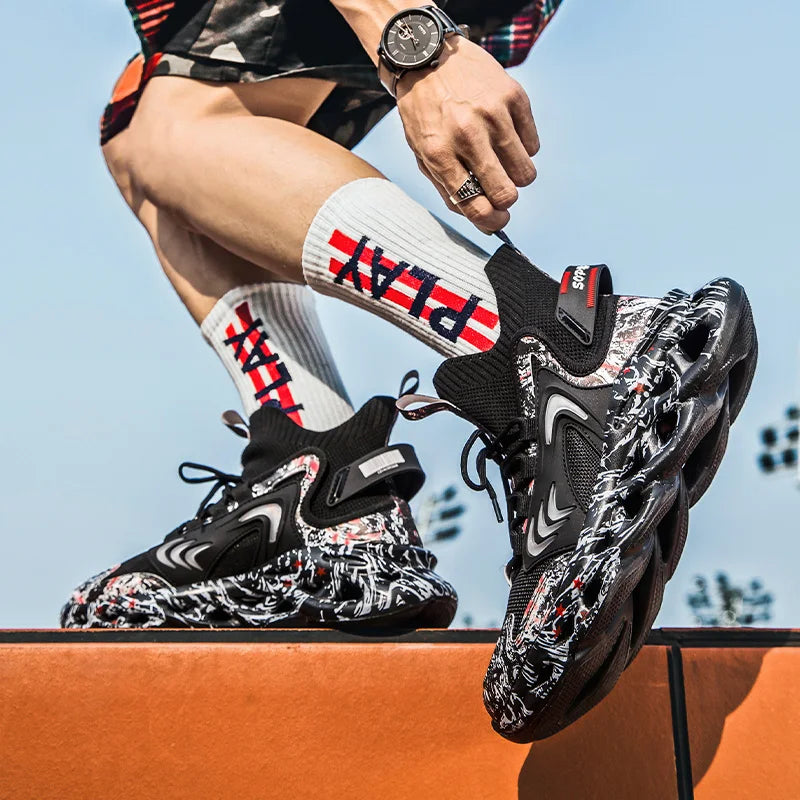 Shoes Men Sneakers Male Casual Mens Shoes Tenis Luxury Shoes Trainer Race Breathable Shoes Fashion Loafers Running Shoes for Men