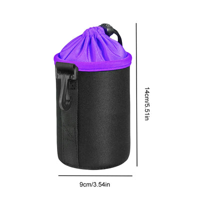 Camera Lens Pouch Bag Neoprene Waterproof Soft Video Camera Lens Pouch Bag Case for Canon Sony for Most Digital SLR Camera